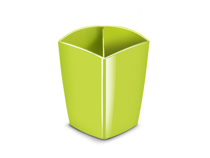 CEP Pot à crayons GLOSS, 2 compartiments, vert anis