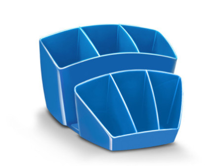 CEP Multipot à crayons GLOSS, 8 compartiments, bleu océan