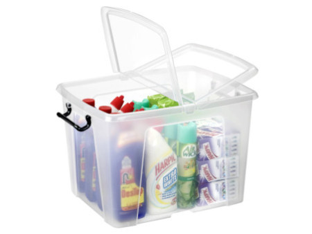 CEP Boîte de rangement strata, 40 litres, transparent