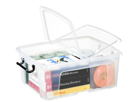 CEP Boîte de rangement strata, 24 litres, transparent