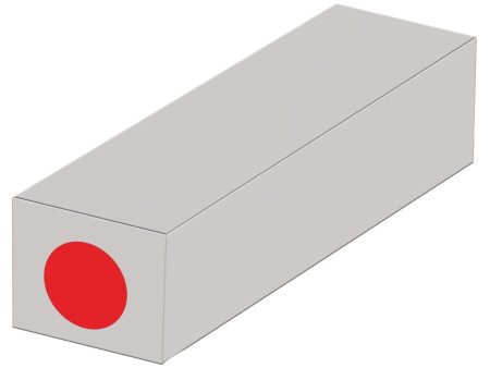 BIC Recharge pour stylo à bille Cristal Original, rouge