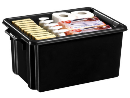 CEP Bac de rangement Maxi strata, 32 litres, noir