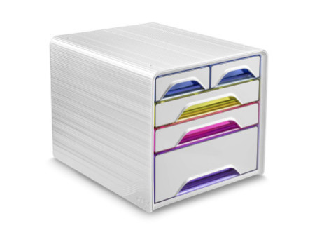 CEP Module de classement Smoove HAPPY, 5 tiroirs, blanc /