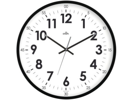 CEP Orium Horloge murale, montre quartz, noir