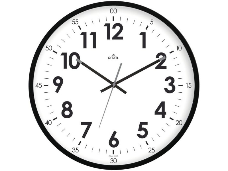 CEP Orium Horloge murale, montre quartz, noir