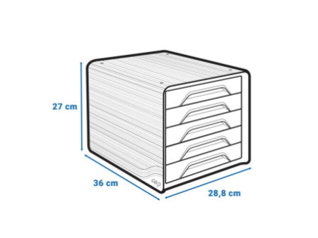 CEP Module de classement Smoove Riviera, blanc / bleu