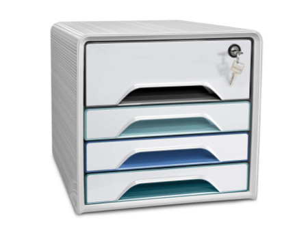 CEP Module de classement Smoove SECURE Riviera, blanc / bleu