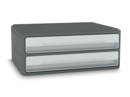 CEP Module de rangement MoovUp, 2 tiroirs, gris