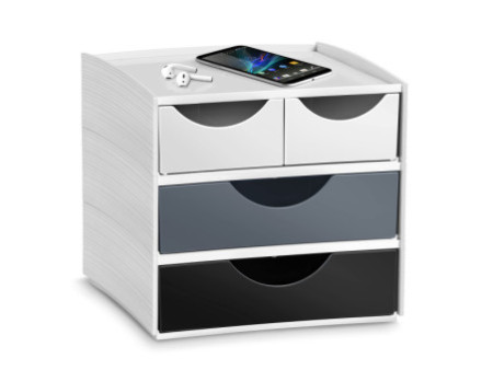 CEP Mini module de rangement MyCube mineral, 4 tiroirs