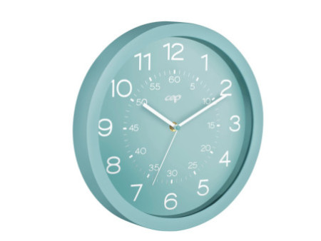CEP Horloge murale Riviera, montre quartz, vert d'eau