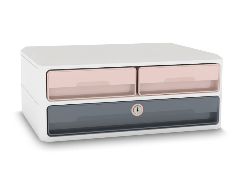 CEP Module de rangement MoovUp SECURE mineral, rose poudré