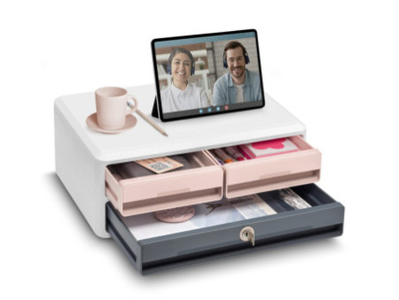 CEP Module de rangement MoovUp SECURE mineral, rose poudré