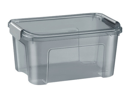 CEP Boîte de rangement SHADOW, 18 litres, translucide gris