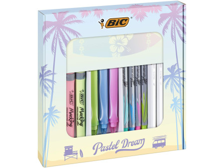 BIC Kit d'écriture 'Pastel Dream Kit' avec carnet de notes