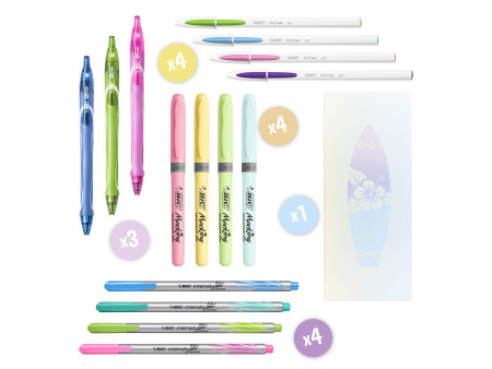 BIC Kit d'écriture 'Pastel Dream Kit' avec carnet de notes