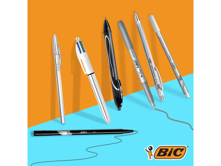 BIC Kit d'écriture 'SILVER' avec carnet de notes, 8 pièces