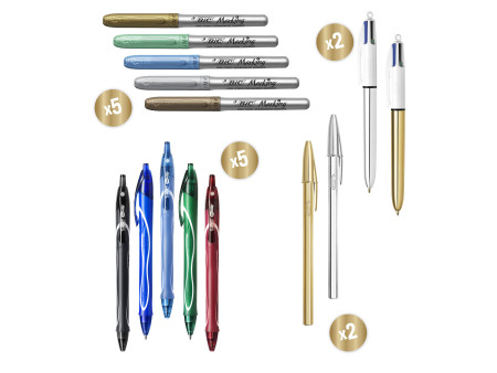 BIC Kit d'écriture 'My Surprise Box' avec carnet de notes
