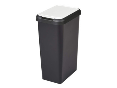 CEP Poubelle de tri sélectif Touch & Lift, 45 litres, blanc