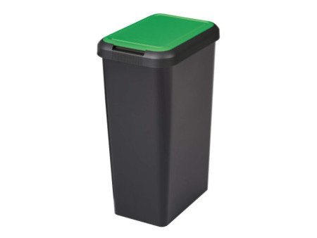CEP Poubelle de tri sélectif Touch & Lift, 45 litres, vert