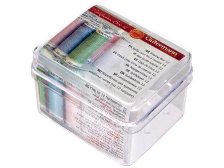 Gütermann Boîte pour bobines de fil, pour 12 bobines
