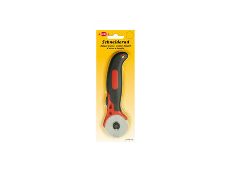 KLEIBER Cutter rotatif, diamètre lame: 45 mm, noir/rouge