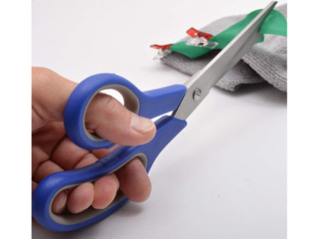 KLEIBER Ciseaux de tailleur 'Soft-Touch', 250 mm, bleu