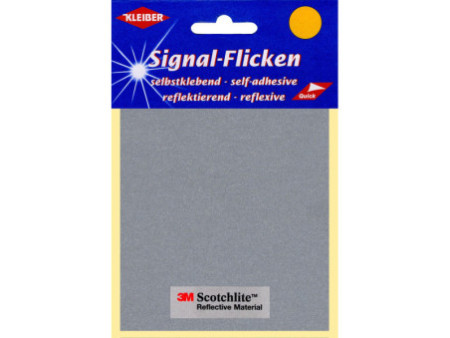 KLEIBER Patch de signalisation, (L)100 x (H)120 mm, argent