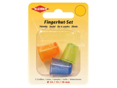 KLEIBER Dé à coudre, assorti, set de 3