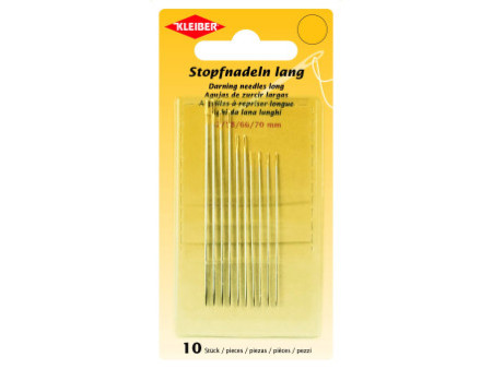 KLEIBER Set d'aiguilles à repriser, long, 10 pièces