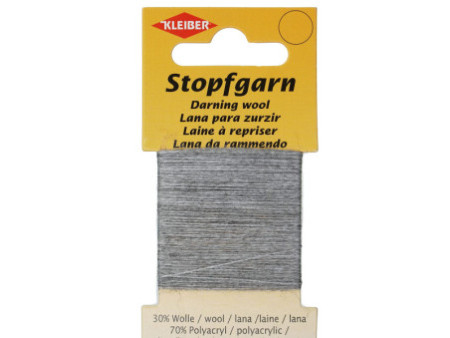 KLEIBER Fil à repriser, 20 m, gris clair