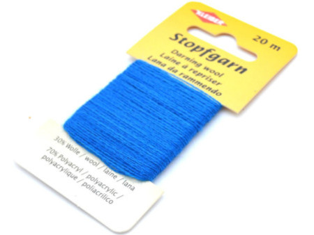 KLEIBER Fil à repriser, 20 m, bleu roi