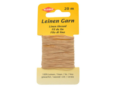 KLEIBER Fil de lin, 20 m, beige
