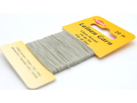 KLEIBER Fil de lin, 20 m, gris clair