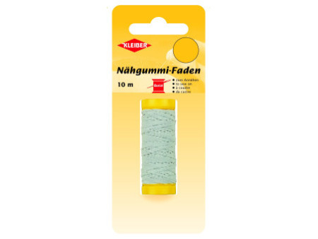 KLEIBER Fil élastique à coudre, 10 m, blanc