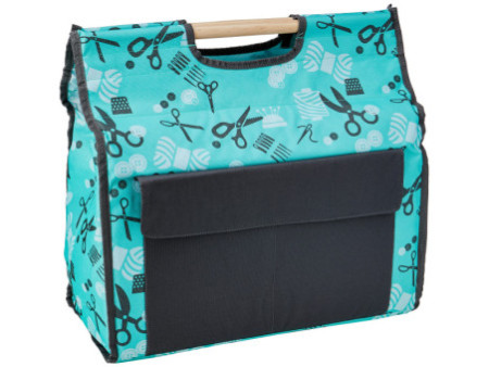 KLEIBER Sac pour machine à coudre, turquoise/gris