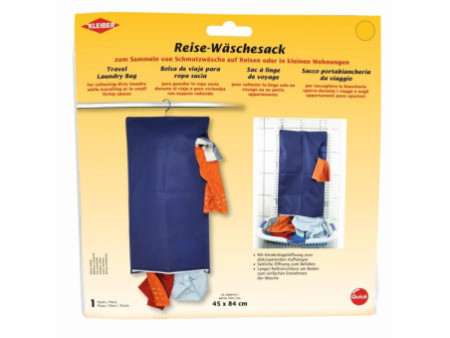 KLEIBER Sac à linge de voyage, (L)450 x (H)840 mm, bleu