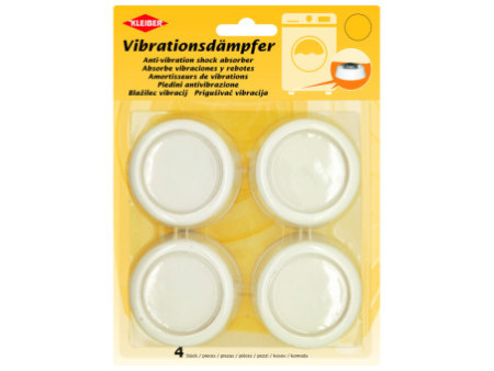 KLEIBER Amortisseurs de vibrations, diamètre : 65 mm, blanc