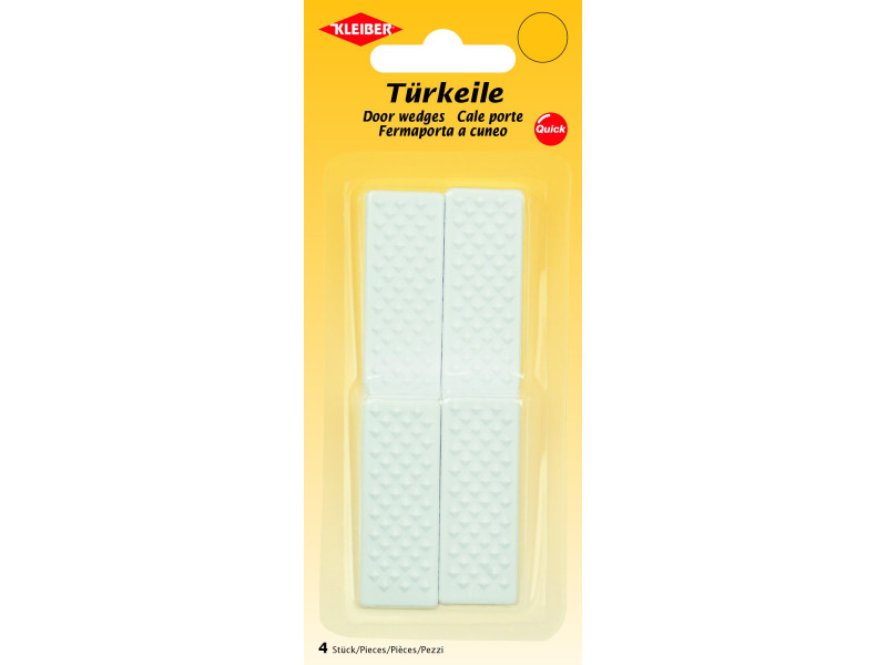 KLEIBER Cale porte, plastique, blanc