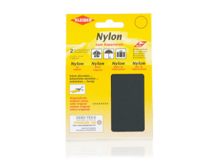 KLEIBER Pièce de réparation nylon, autocollant, gris