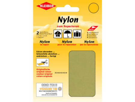 KLEIBER Pièce de réparation nylon, autocollant, beige