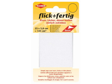 KLEIBER Set de réparation Flick + Fertig, blanc