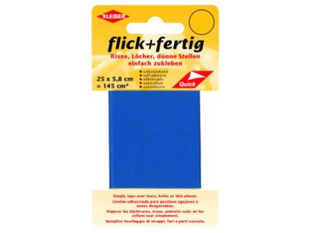 KLEIBER Set de réparation Flick + Fertig, bleu roi