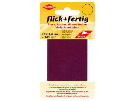 KLEIBER Set de réparation Flick + Fertig, rouge foncé