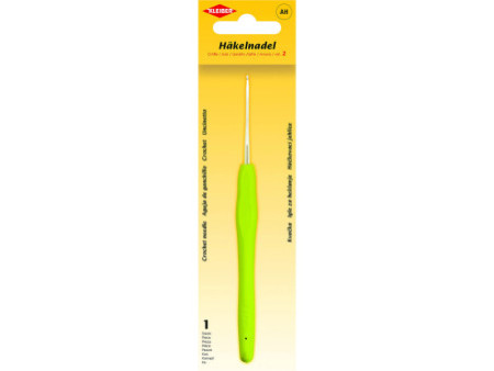 KLEIBER Crochet, taille 2, manche plastique, vert clair