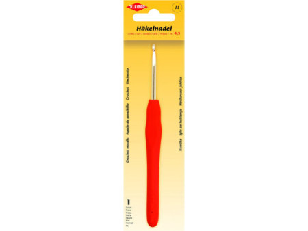 KLEIBER Crochet, taille 4,5, manche plastique, rouge
