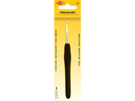 KLEIBER Crochet, taille 6, manche plastique, noir