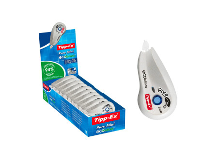 Tipp-Ex Roller correcteur 'ecolutions Pure Mini', présentoir