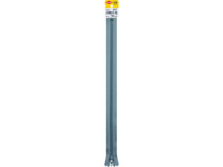 KLEIBER Fermeture zip, plastique, longueur: 300 mm, gris