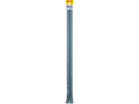 KLEIBER Fermeture zip, plastique, longueur: 350 mm, gris