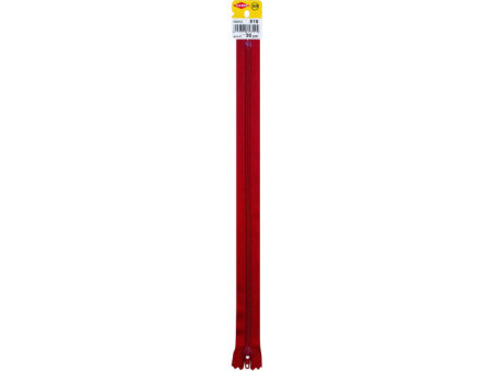 KLEIBER Fermeture zip, plastique, longueur: 300 mm, rouge